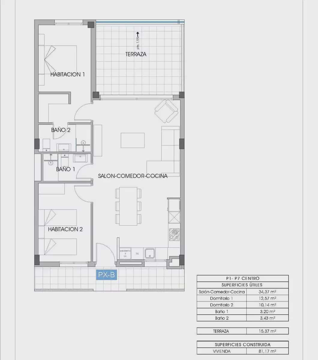 2 bedroom Apartment for sale in La Villajoyosa / Vila Joiosa with pool garage - € 349,000 (Ref: 9827844)