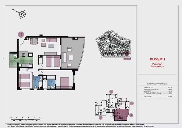 3 soverom Leilighet til salgs i Mil Palmeras, Pilar de la Horadada med svømmebasseng garasje - € 325 000 (Ref: 9827847)