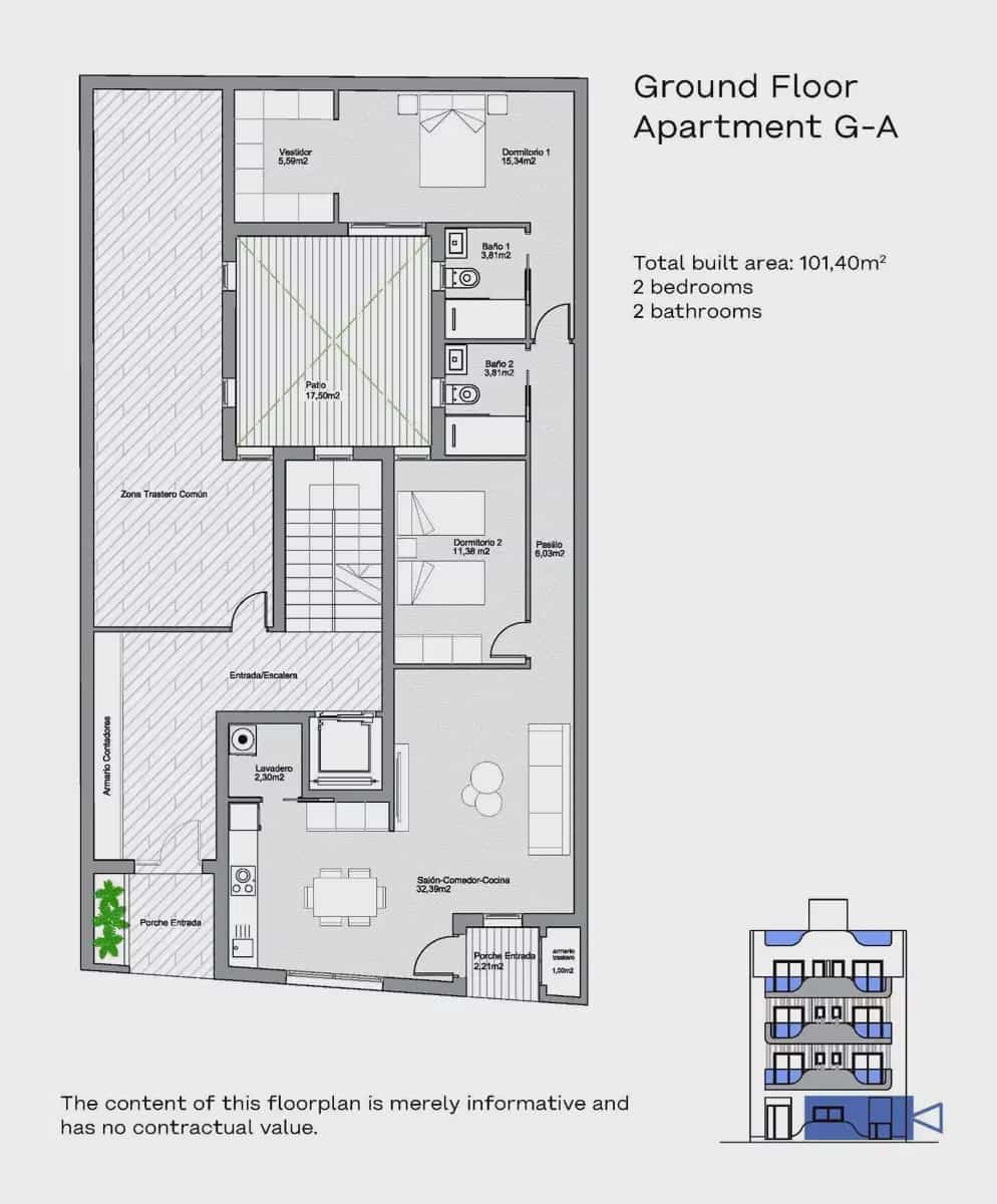 2 sypialnia Apartament na sprzedaż w Torrevieja - 309 000 € (Ref: 9827855)