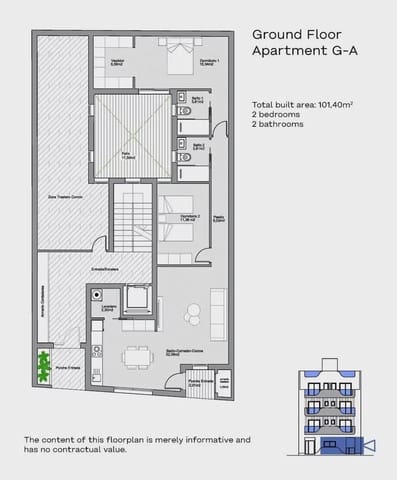 2 sypialnia Apartament na sprzedaż w Centro - Muelle Pesquero, Torrevieja - 309 000 € (Ref: 9827855)