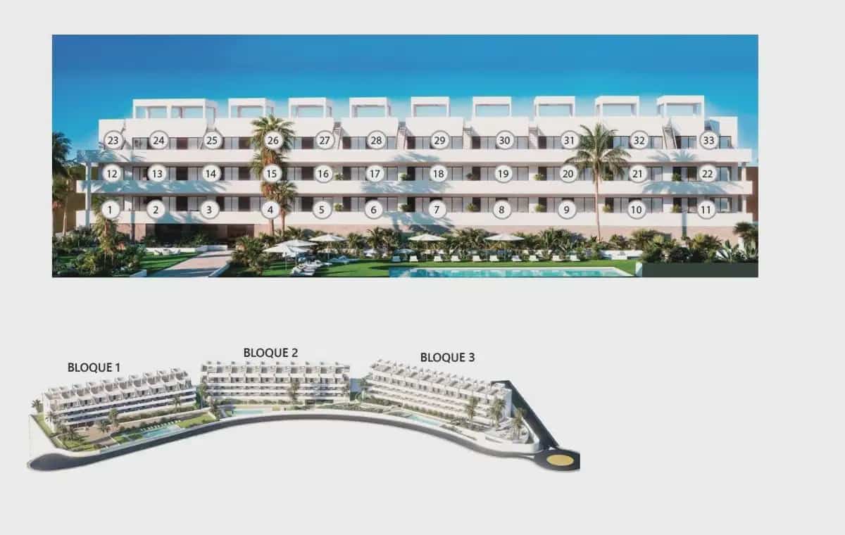 2 bedroom Apartment for sale in Finestrat with pool - € 322,900 (Ref: 9827857)