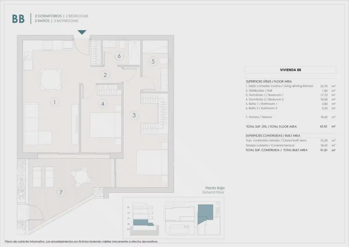 2 sovrum Lägenhet till salu i Benijofar med pool garage - 325 000 € (Ref: 9827861)