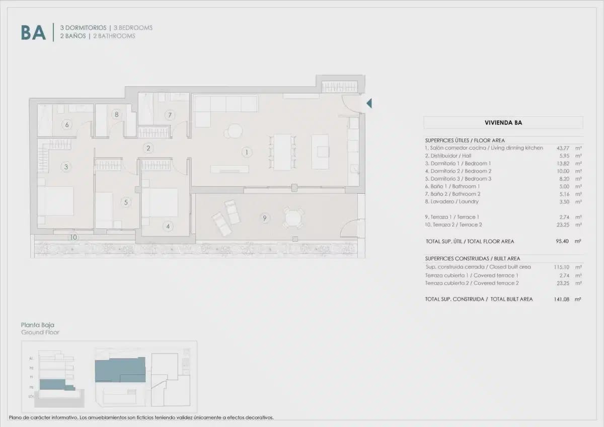 3 sypialnia Apartament na sprzedaż w Benijofar z basenem garażem - 350 000 € (Ref: 9827862)