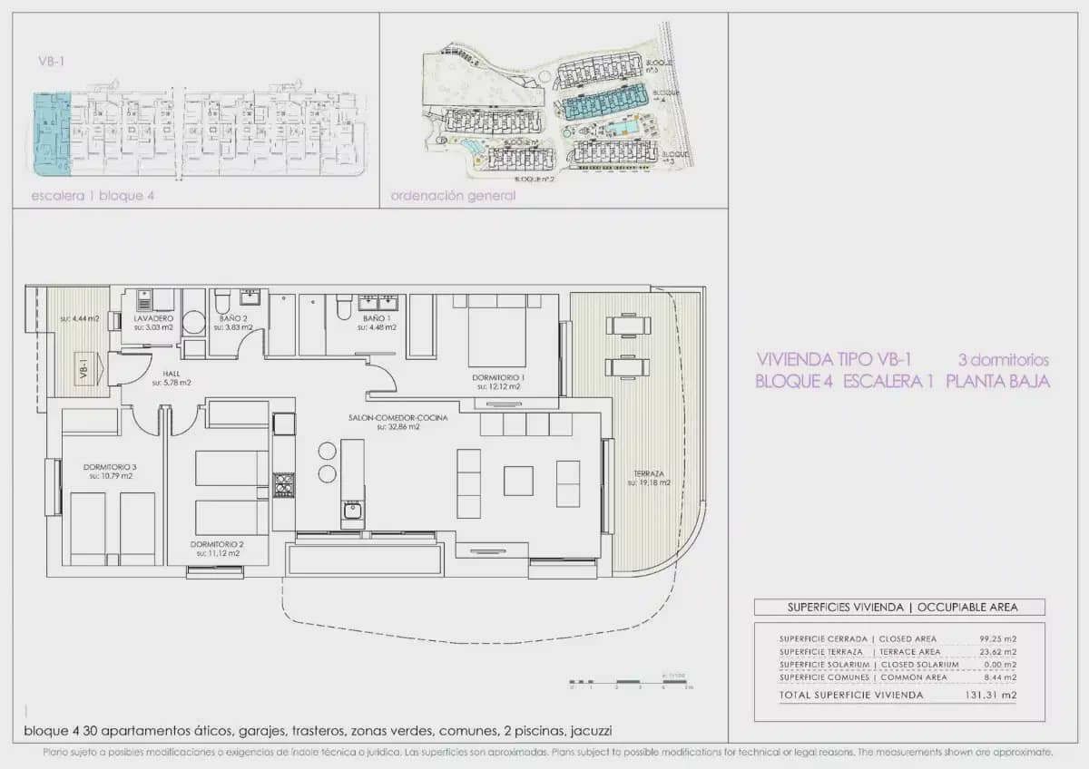 Apartamento de 3 habitaciones en Orihuela Costa en venta con piscina garaje - 395.000 € (Ref: 9827869)