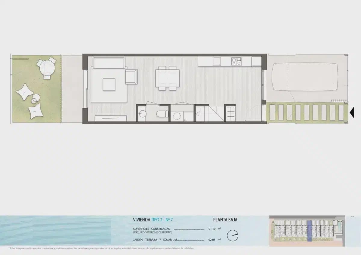2 chambre Maison de Ville à vendre à Pilar de la Horadada - 314 900 € (Ref: 9827879)