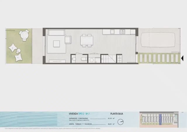 2 chambre Maison de Ville à vendre à Pilar de la Horadada ciudad, Pilar de la Horadada - 314 900 € (Ref: 9827879)