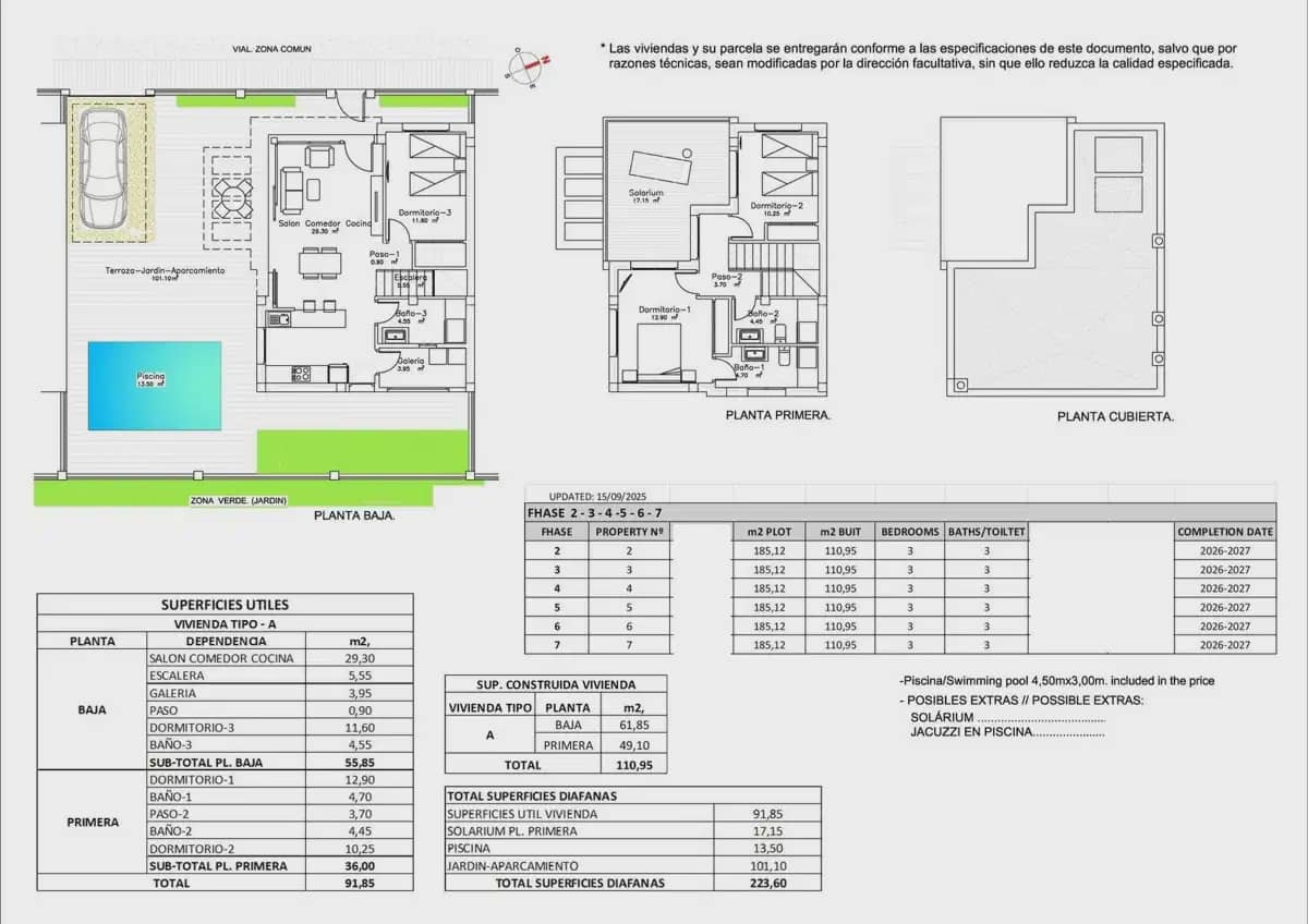 3 slaapkamer Villa te koop in Los Montesinos met zwembad garage - € 369.000 (Ref: 9827881)