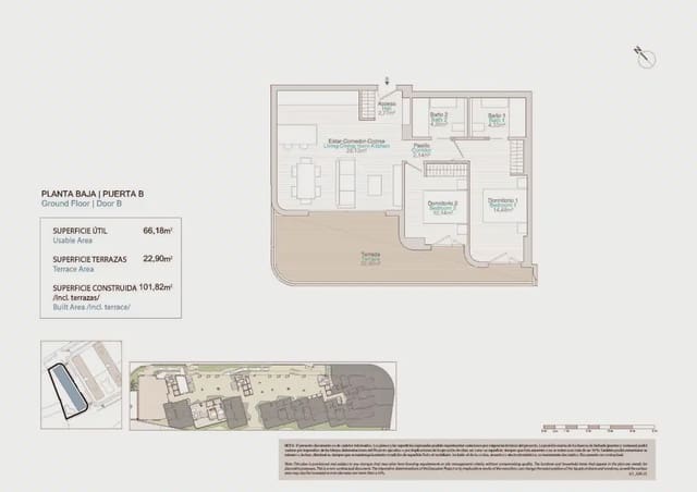 2 sovrum Lägenhet till salu i Platja Vila Joiosa - Platja de Torres, La Villajoyosa / Vila Joiosa med pool garage - 338 000 € (Ref: 9827887)