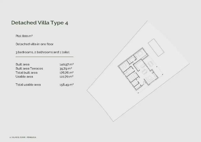 3 Zimmer Villa zu verkaufen in Penàguila - 386.000 € (Ref: 9827892)