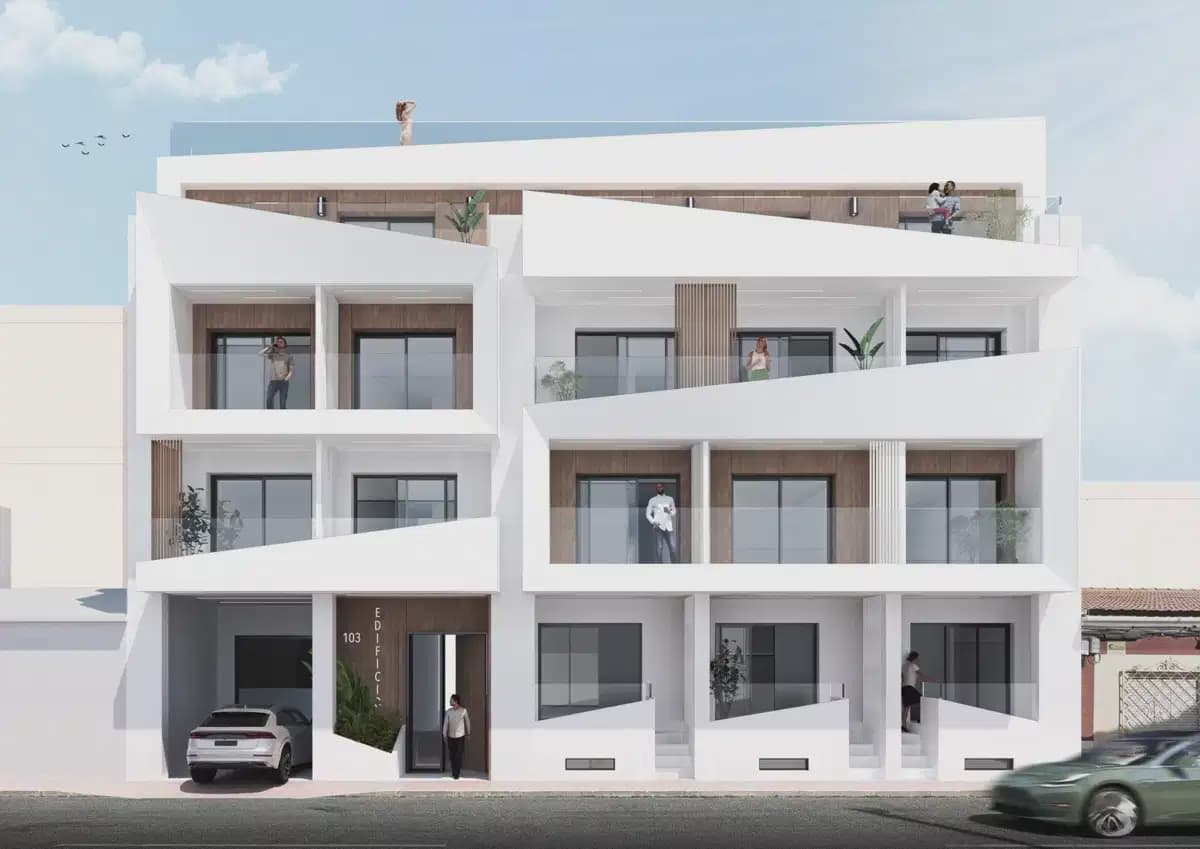2 chambre Penthouse à vendre à Torrevieja avec piscine garage - 350 000 € (Ref: 9827896)