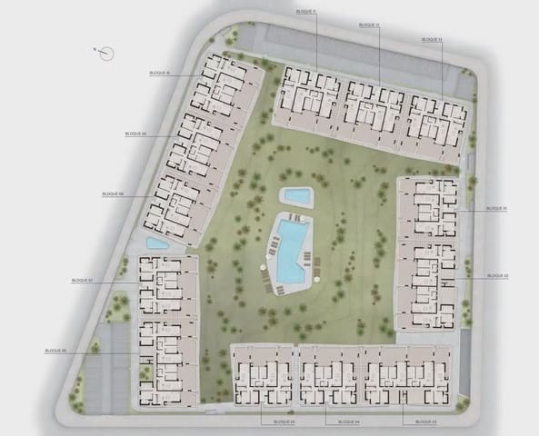 2 chambre Bungalow à vendre à Ciudad Quesada, Rojales avec piscine garage - 322 000 € (Ref: 9827907)