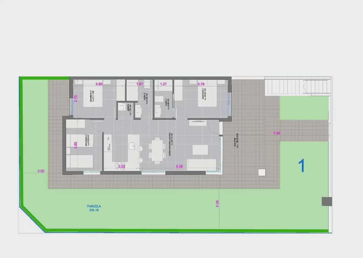 3 soverom Bungalow til salgs i Pilar de la Horadada med svømmebasseng garasje - € 375 000 (Ref: 9827927)