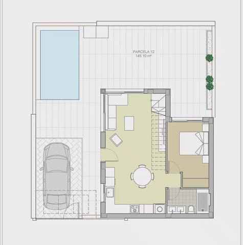 3 soverom Villa til salgs i Desamparados - Hurchillo - Torremendo, Orihuela med svømmebasseng - € 384 900 (Ref: 9827930)