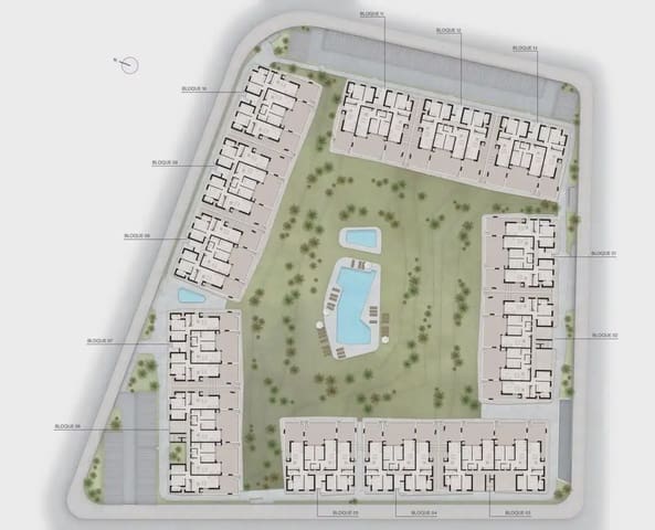 Bungalow de 2 habitaciones en Ciudad Quesada, Rojales en venta - 342.000 € (Ref: 9827932)