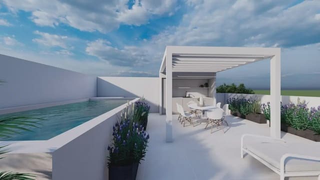 2 Zimmer Bungalow zu verkaufen in Pilar de la Horadada ciudad, Pilar de la Horadada mit Pool Garage - 369.000 € (Ref: 9827943)