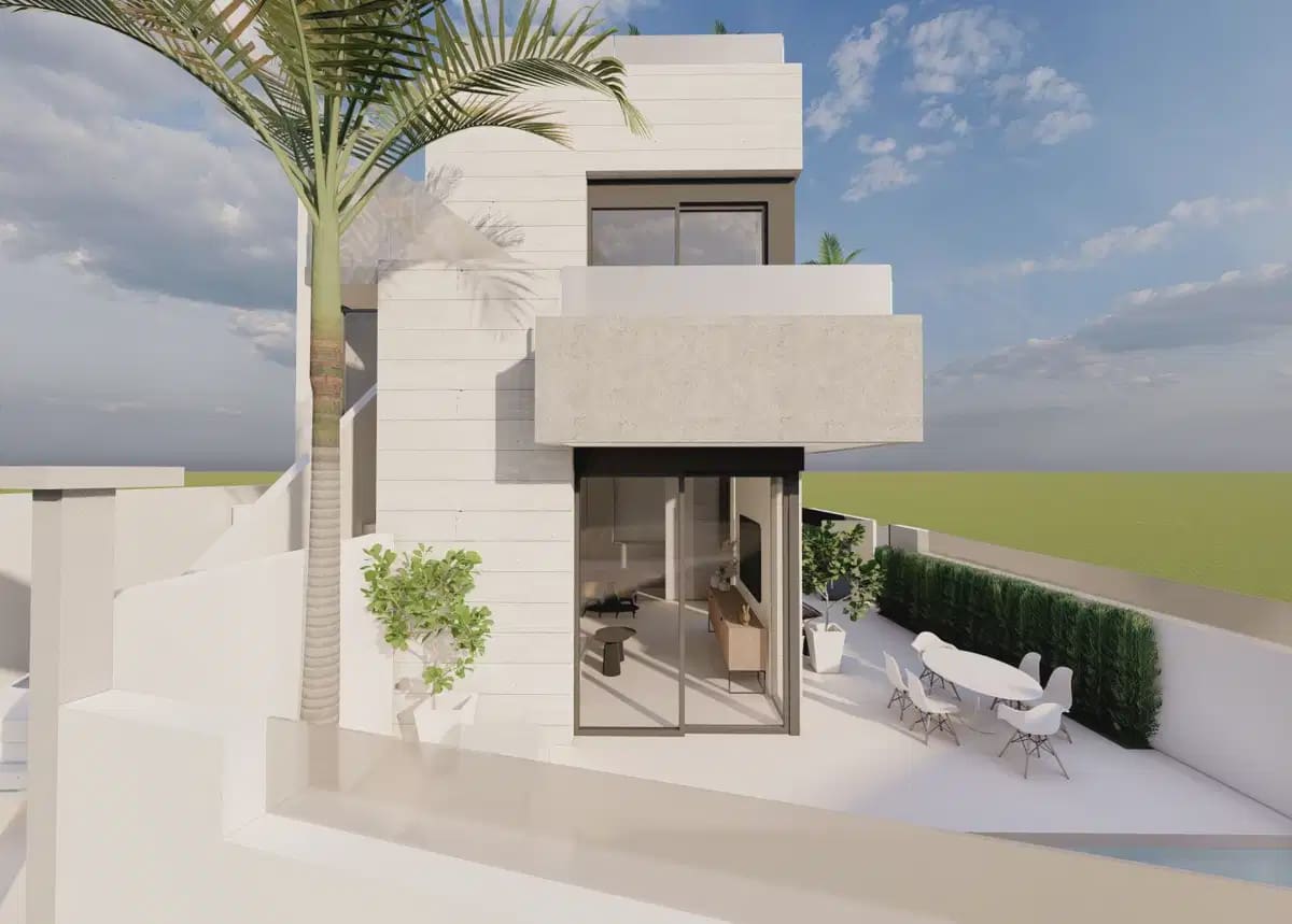 2 Zimmer Bungalow zu verkaufen in Pilar de la Horadada mit Pool Garage - 369.000 € (Ref: 9827943)