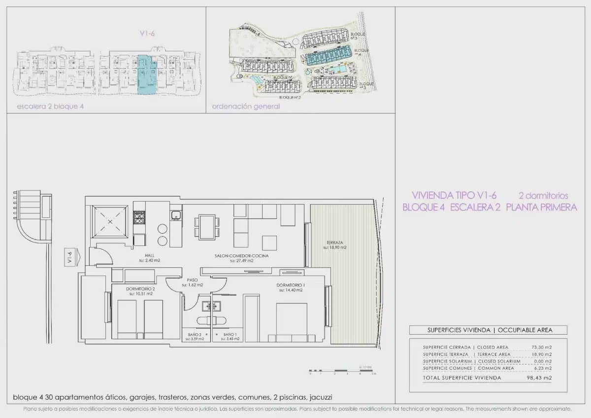 2 soverom Leilighet til salgs i Orihuela Costa med svømmebasseng garasje - € 365 000 (Ref: 9830691)