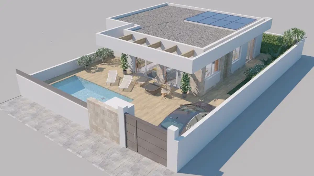 3 sypialnia Willa na sprzedaż w Ciudad Quesada z basenem garażem - 449 500 € (Ref: 9830693)