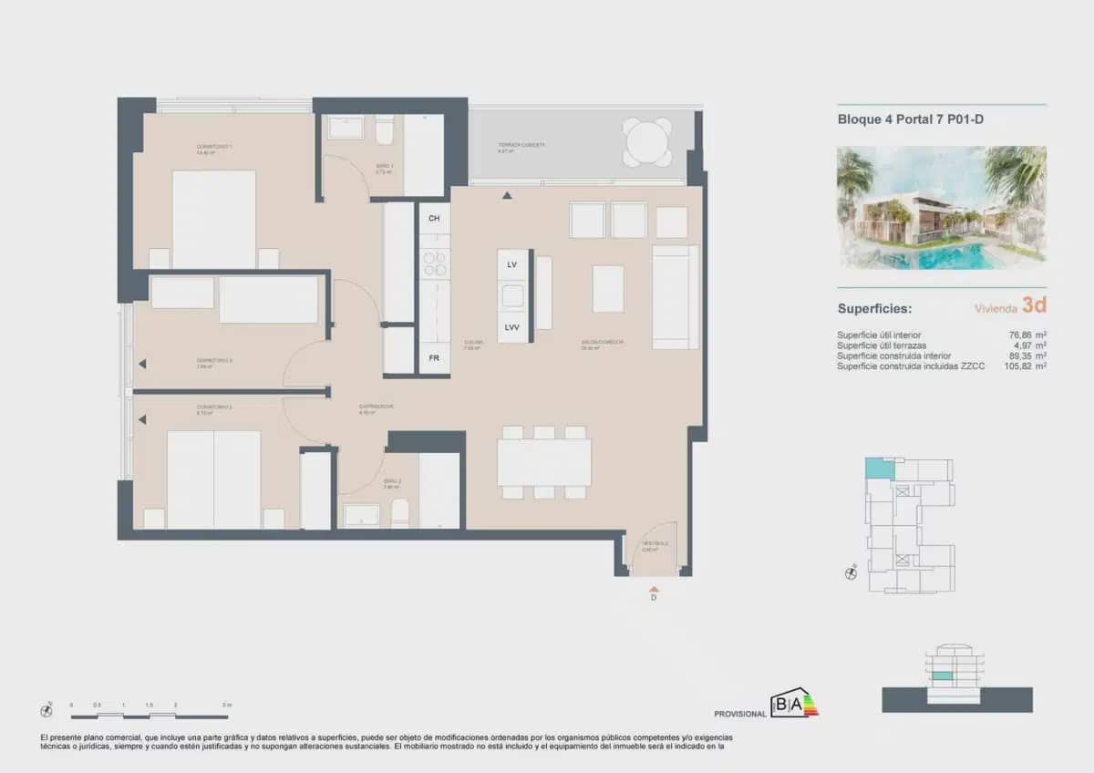 3 chambre Appartement à vendre à Javea / Xabia avec piscine garage - 430 000 € (Ref: 9830703)