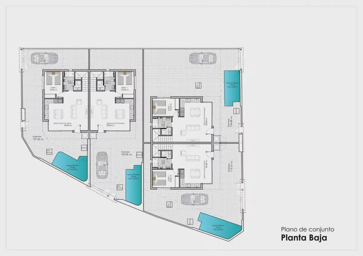 3 camera da letto Villetta Bifamiliare in vendita in Pilar de la Horadada - 425.000 € (Rif: 9830708)