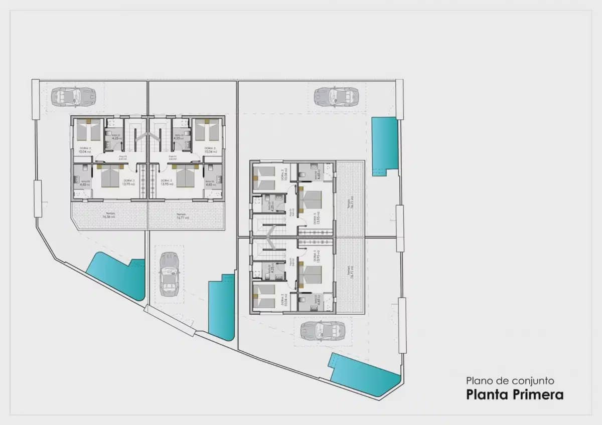 3 camera da letto Villetta Bifamiliare in vendita in Pilar de la Horadada - 425.000 € (Rif: 9830708)