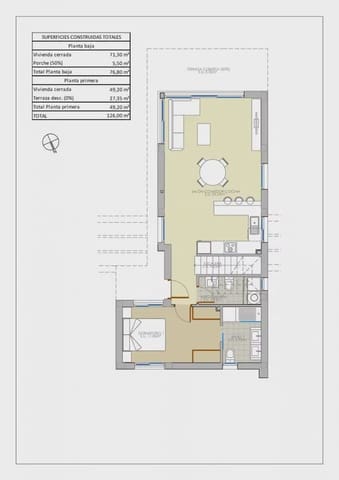 3 quarto Moradia para venda em Pinar de Campoverde, Pilar de la Horadada com piscina garagem - 460 000 € (Ref: 9830711)