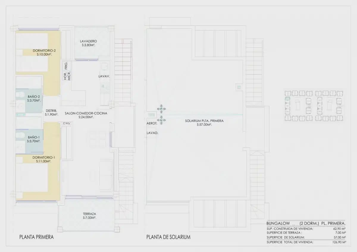 2 slaapkamer Bungalow te koop in Torrevieja met zwembad garage - € 315.000 (Ref: 9830713)