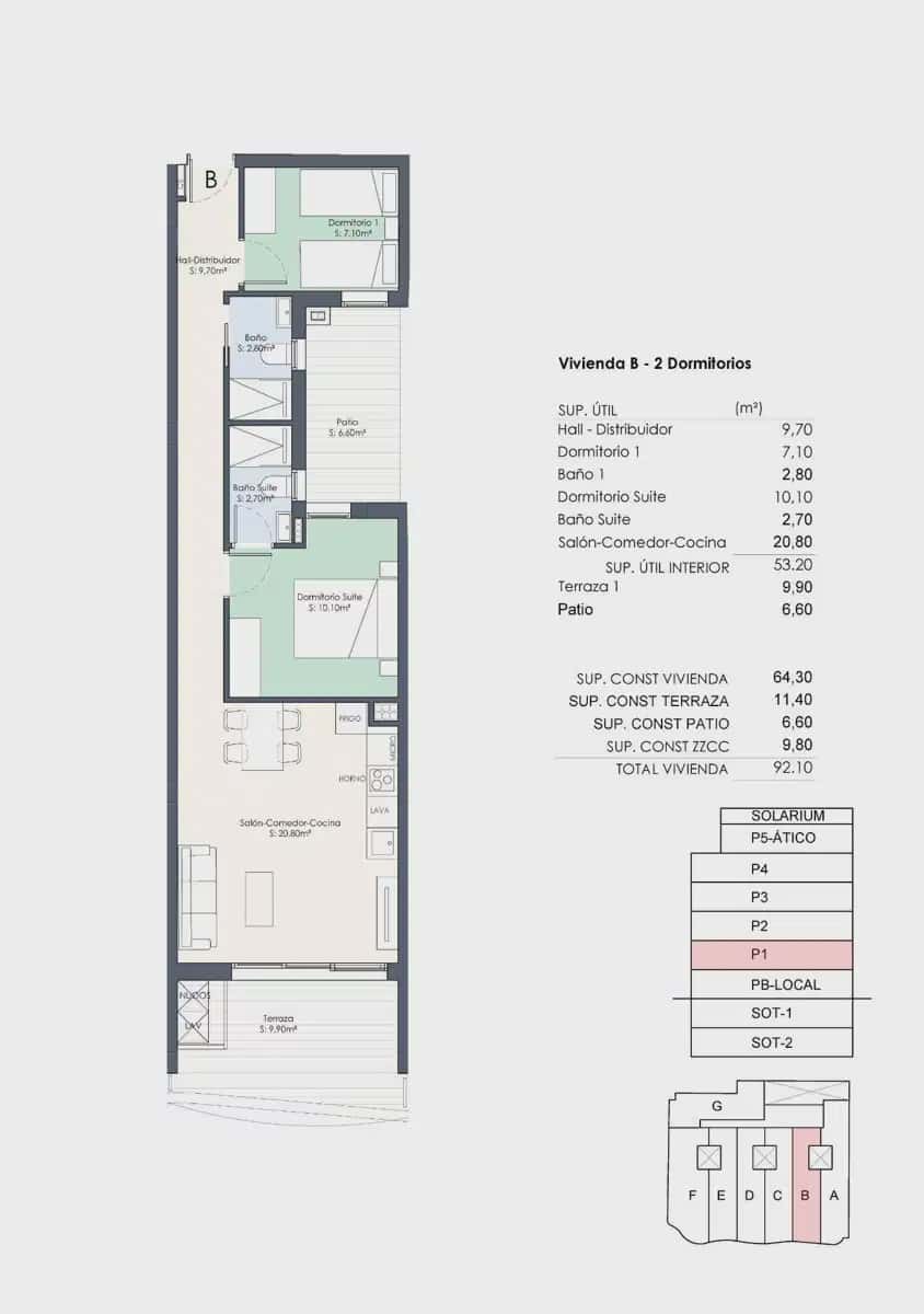 2 slaapkamer Appartement te koop in Torrevieja - € 319.000 (Ref: 9832022)
