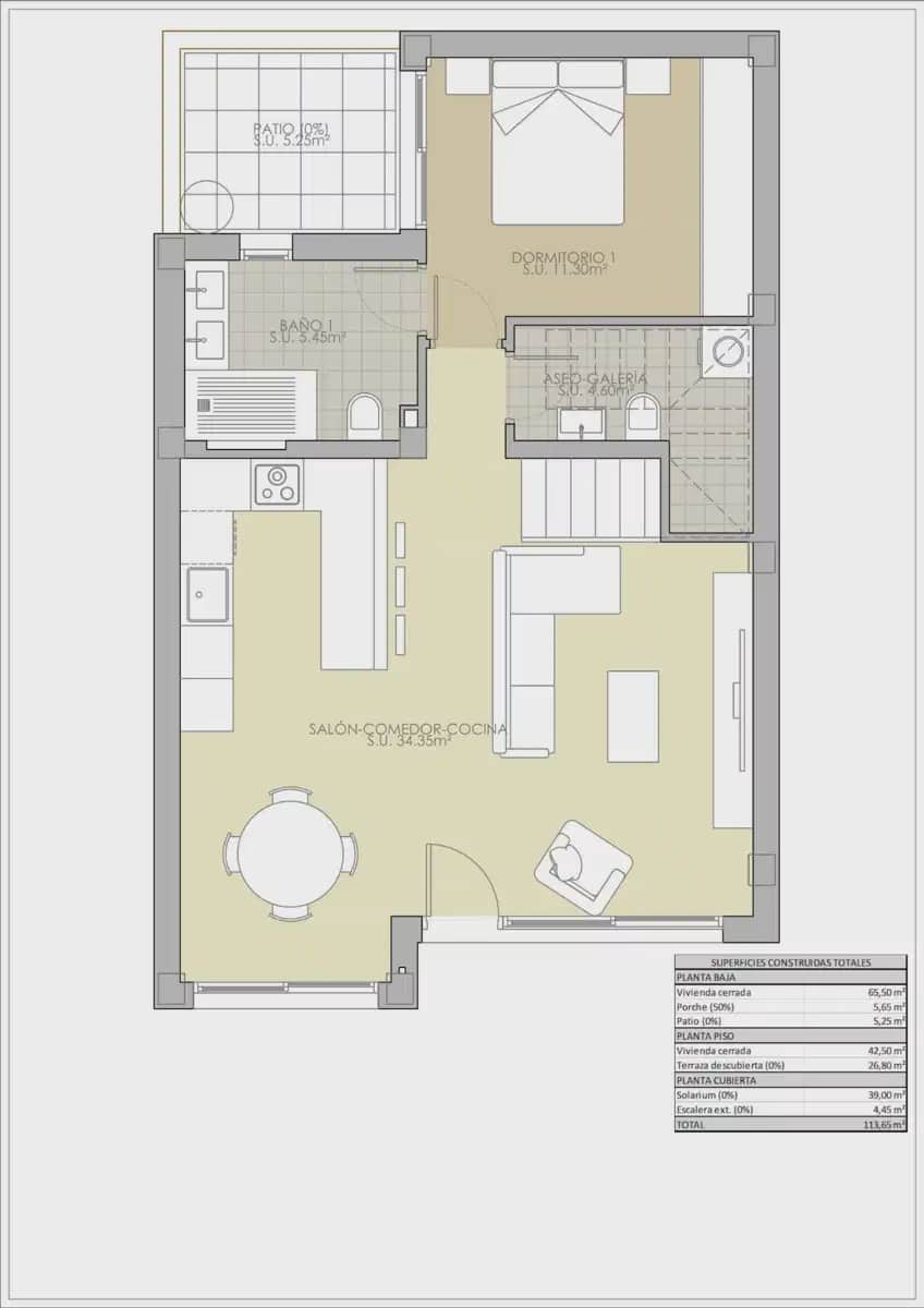 3 soveværelse Byhus til salg i Rojales med garage - € 369.900 (Ref: 9832023)