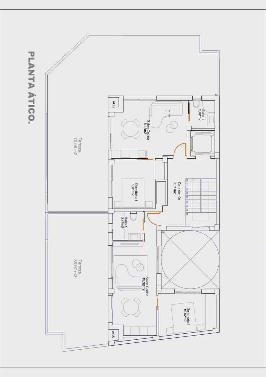 1 sovrum Takvåning till salu i Guardamar del Segura - 317 500 € (Ref: 9834073)