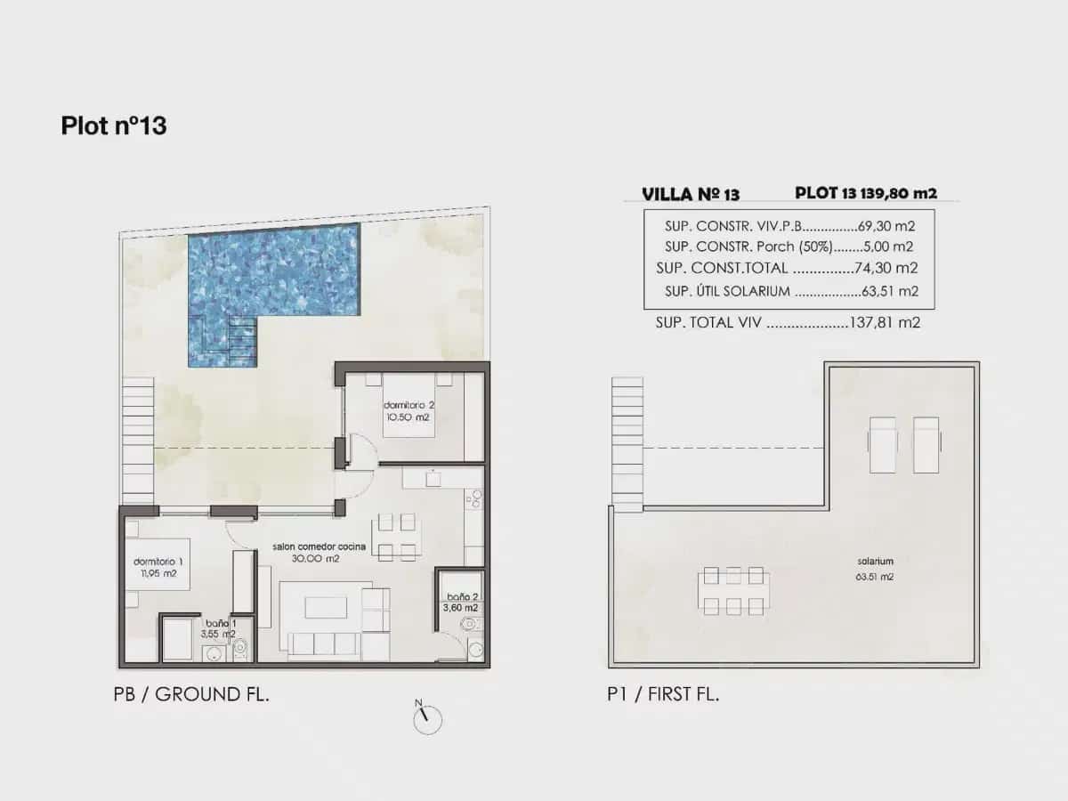 2 soverom Hus til salgs i Pilar de la Horadada med garasje - € 350 000 (Ref: 9834080)