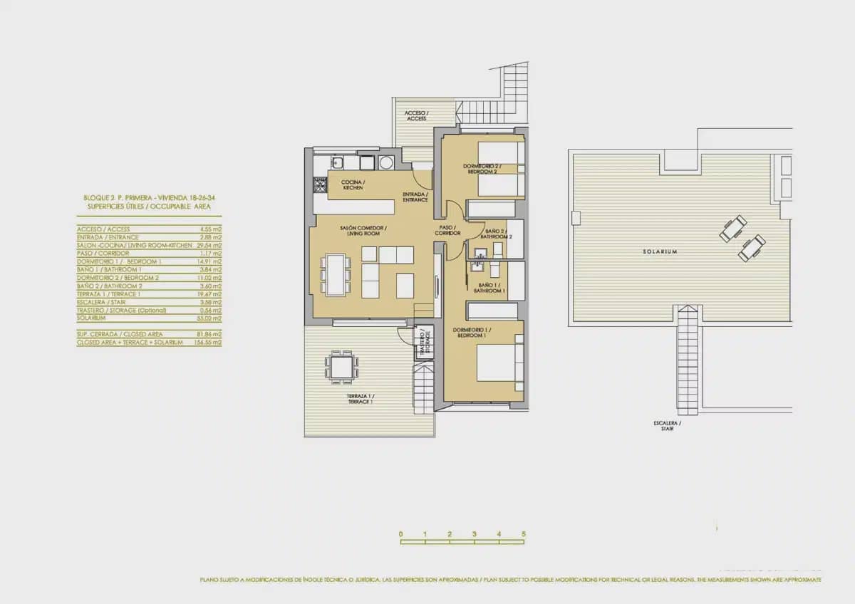 2 soveværelse Bungalow til salg i Orihuela med swimmingpool garage - € 299.900 (Ref: 9834091)