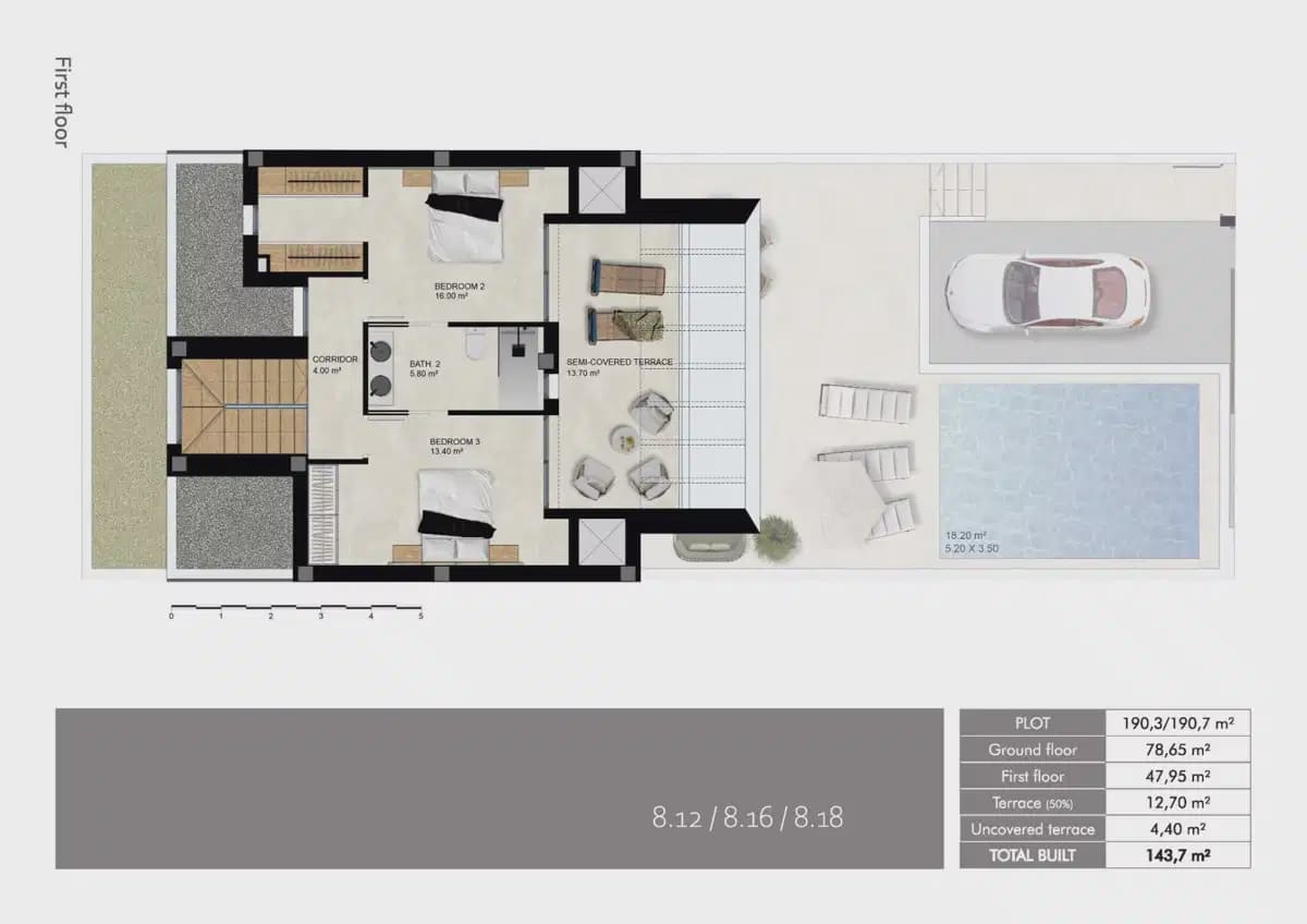 3 quarto Casa em Banda para venda em Dolores com piscina - 415 000 € (Ref: 9838308)