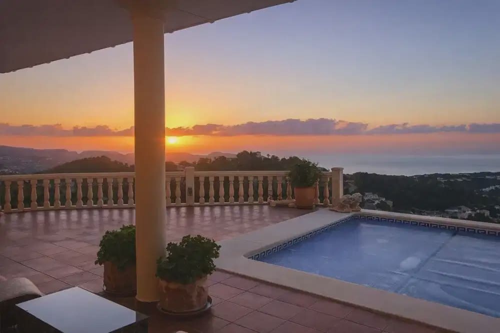 Chalet de 4 habitaciones en Moraira en venta con piscina garaje - 1.500.000 € (Ref: 9854639)