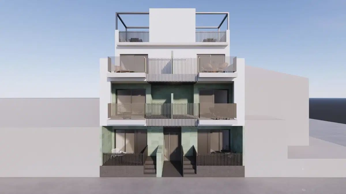 2 chambre Penthouse à vendre à Pilar de la Horadada avec piscine - 350 000 € (Ref: 9872117)