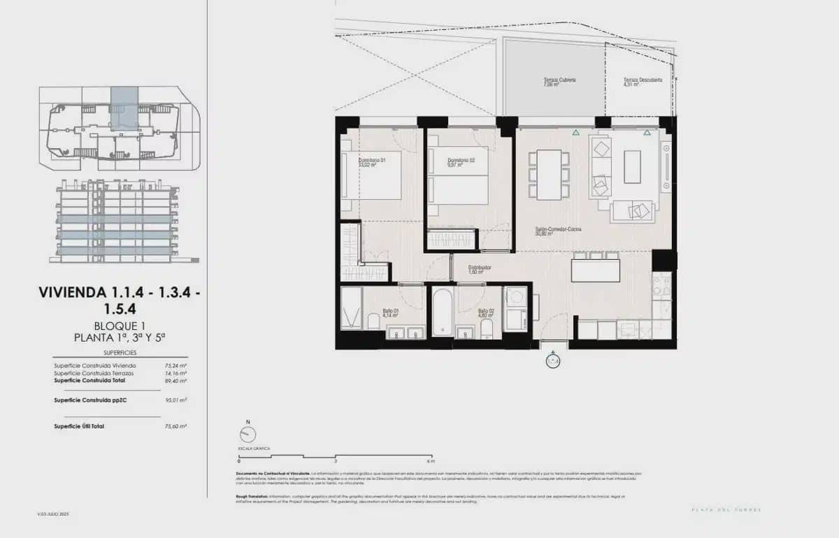 2 sypialnia Apartament na sprzedaż w La Villajoyosa / Vila Joiosa z basenem garażem - 424 000 € (Ref: 9897055)