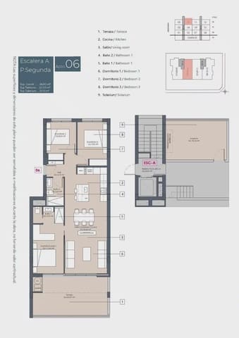 3 bedroom Penthouse for sale in Benijófar with pool garage - € 389,900 (Ref: 9902807)