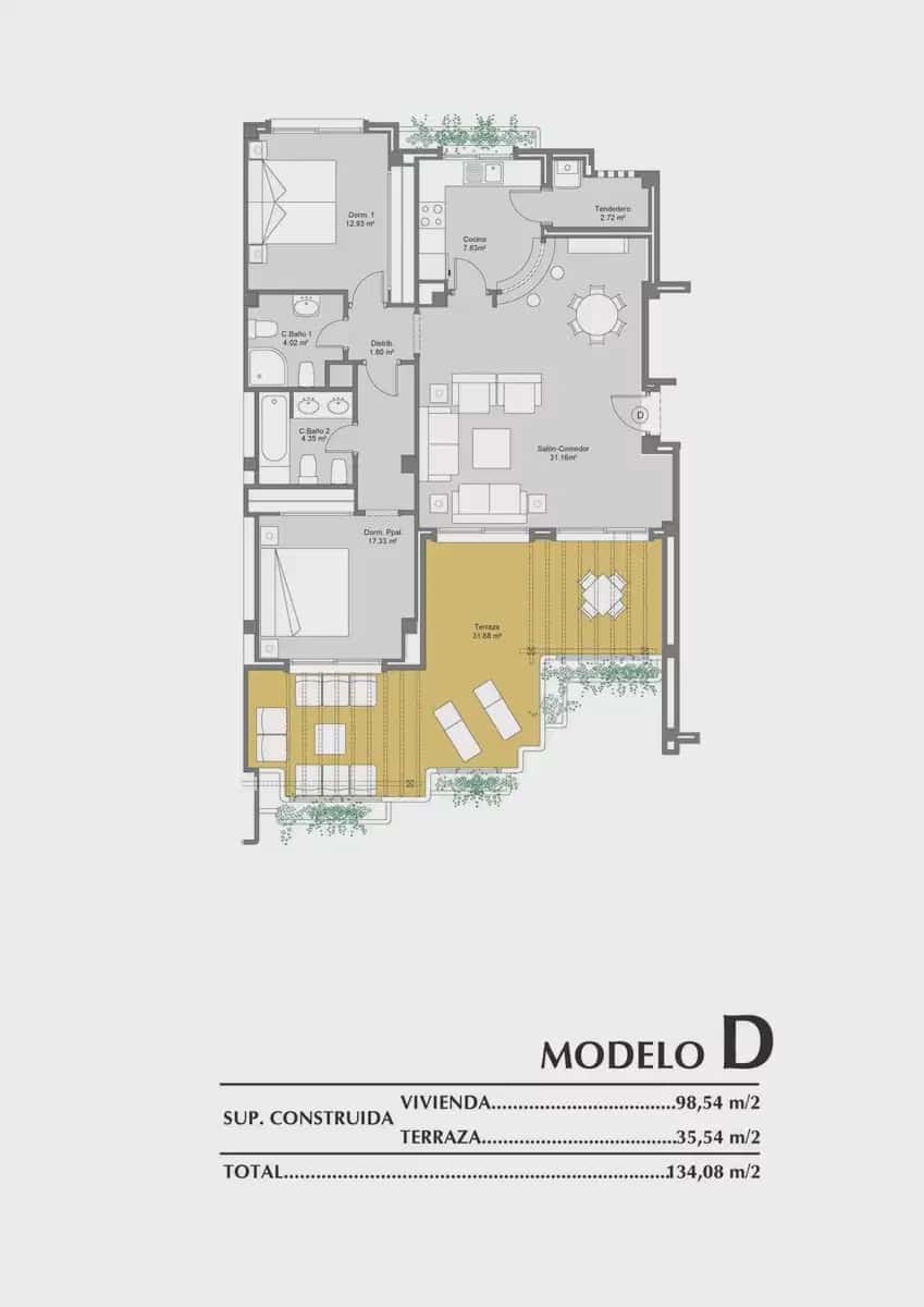 2 bedroom Penthouse for sale in Orihuela Costa with pool - € 347,700 (Ref: 9912507)