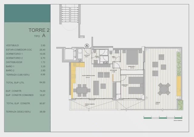 2 chambre Appartement à vendre à Puerto Deportivo, Guardamar del Segura avec piscine - 355 000 € (Ref: 9931220)