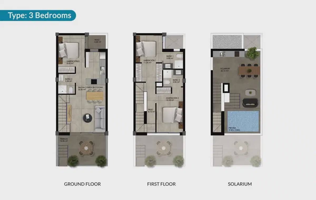 3 soverom Hus til salgs i Dolores med svømmebasseng garasje - € 289 000 (Ref: 9932607)