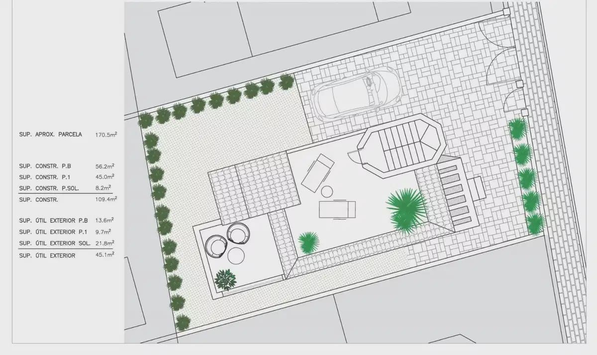 3 camera da letto Villa in vendita in San Fulgencio con piscina garage - 275.000 € (Rif: 9932617)