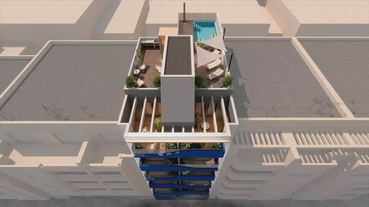 1 makuuhuone Kattohuoneisto myytävänä paikassa Torrevieja mukana uima-altaan - 275 000 € (Ref: 9932619)