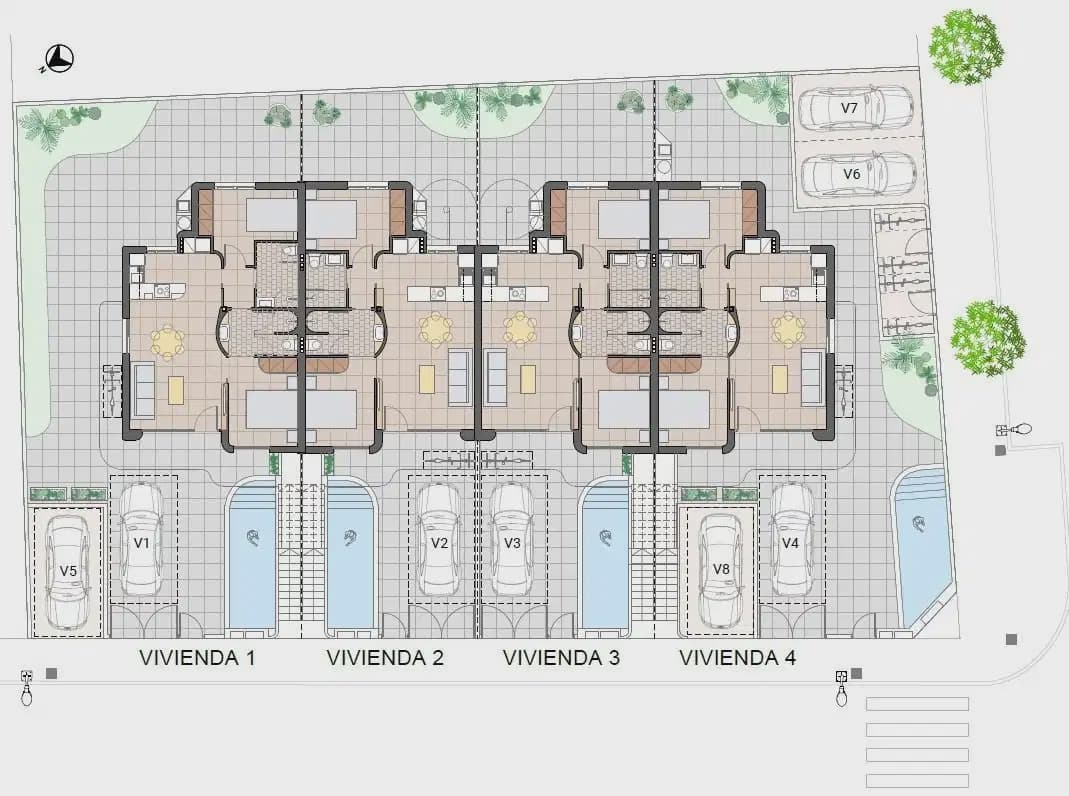 2 chambre Bungalow à vendre à Pilar de la Horadada avec piscine garage - 299 900 € (Ref: 9932641)