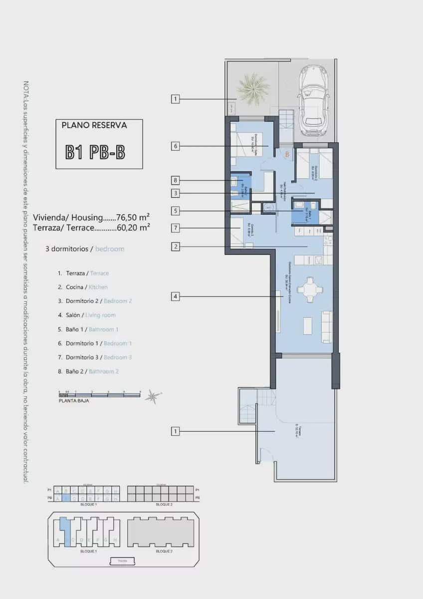 Bungalow de 3 habitaciones en Dolores en venta con piscina garaje - 269.900 € (Ref: 9932648)