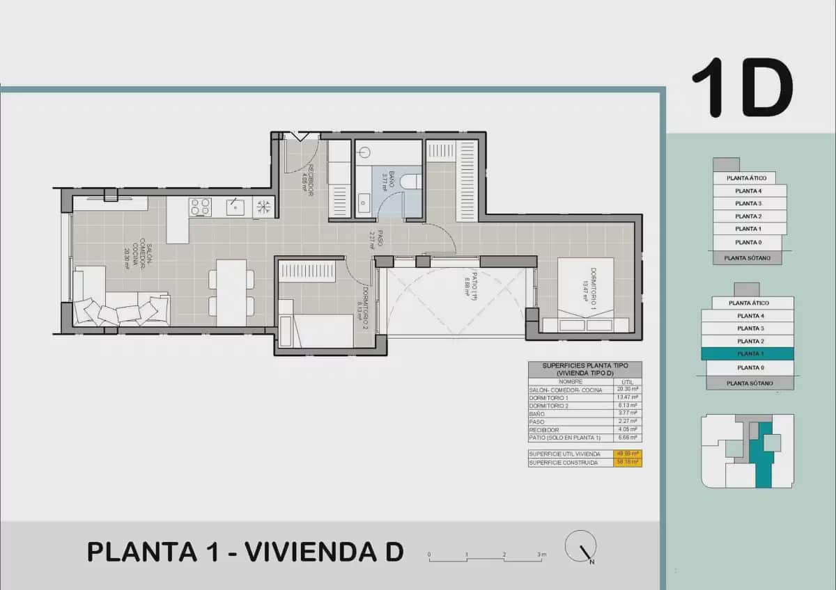 2 sovrum Lägenhet till salu i Torrevieja med pool garage - 265 000 € (Ref: 9961997)