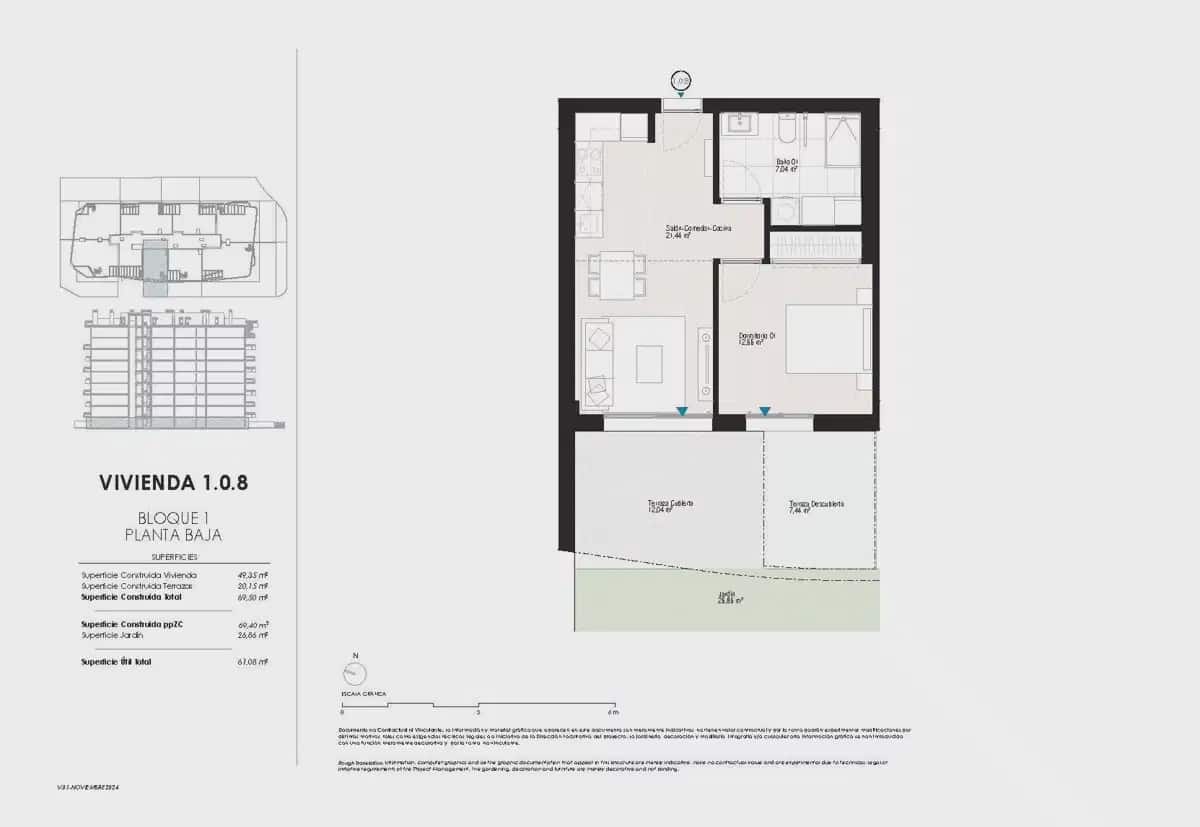 1 slaapkamer Appartement te koop in La Villajoyosa / Vila Joiosa met zwembad garage - € 339.000 (Ref: 9972849)