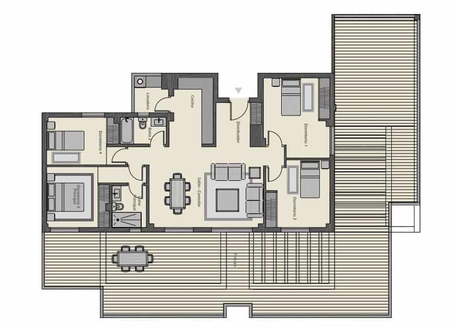 4 bedroom Penthouse for sale in Marbella with pool garage - € 1,499,000 (Ref: 9688635)