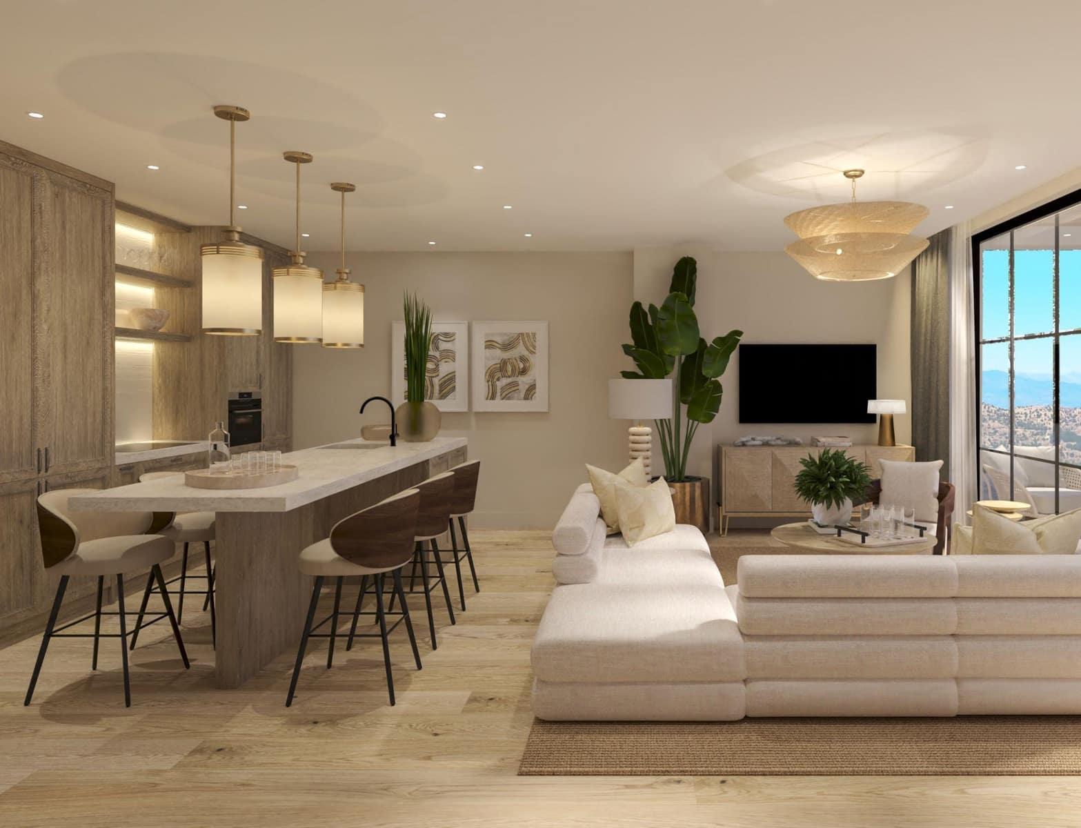 3 bedroom Apartment for sale in Guaro with pool garage - € 420,000 (Ref: 9709184)