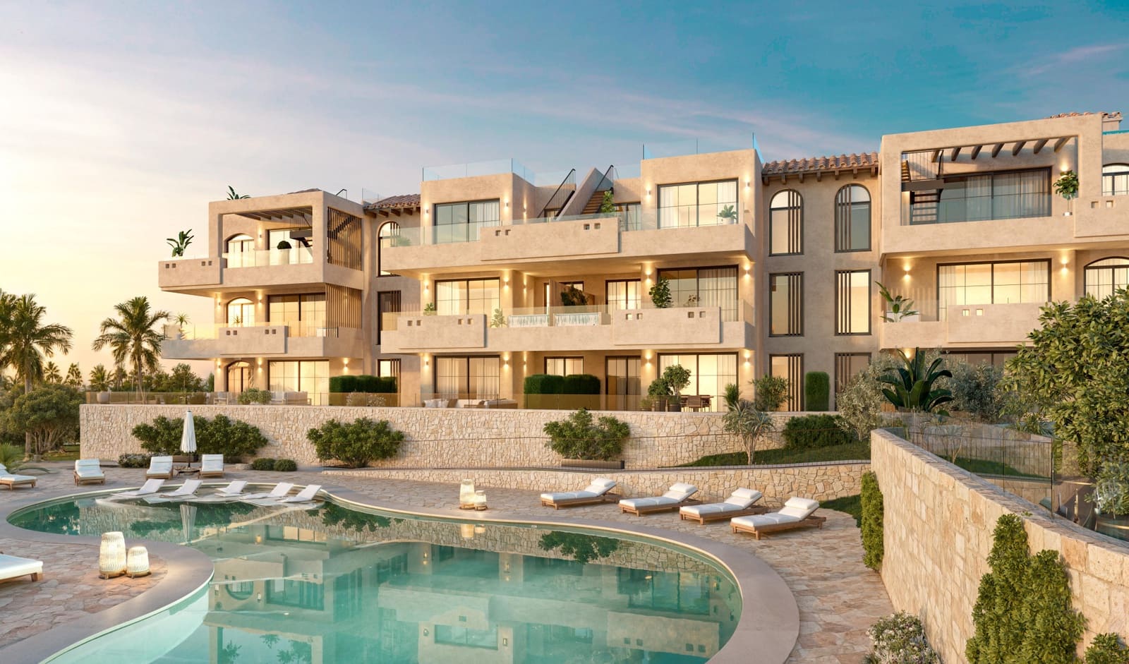 3 camera da letto Appartamento in vendita in Guaro con piscina garage - 448.000 € (Rif: 9772553)