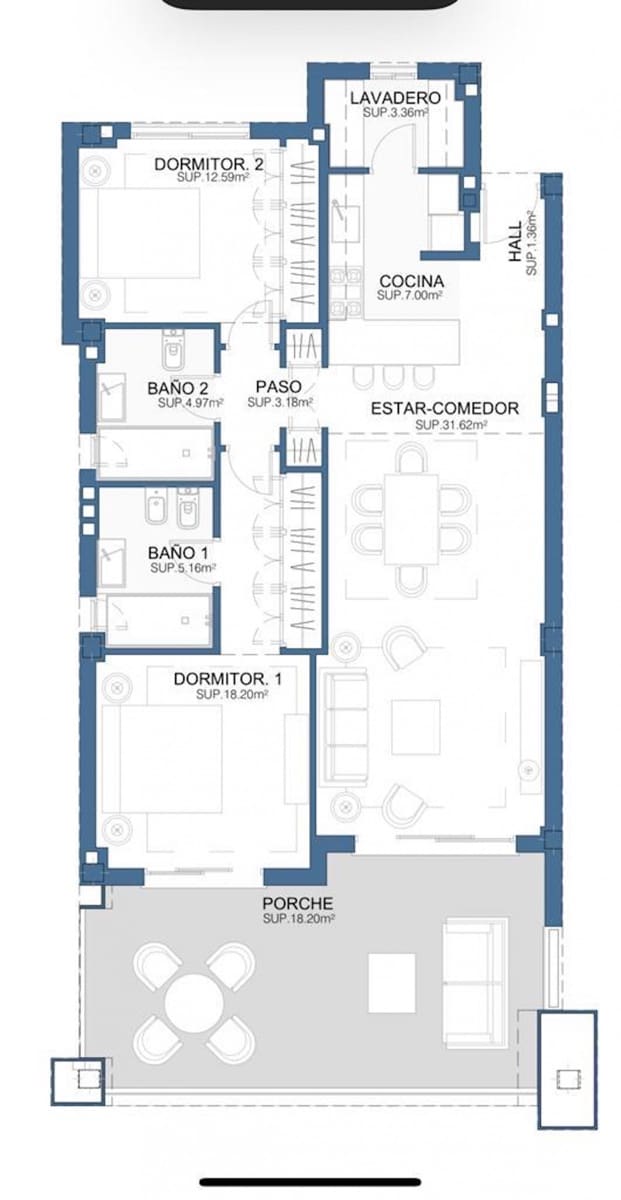 2 bedroom Apartment for sale in Estepona with pool garage - € 499,000 (Ref: 9772555)
